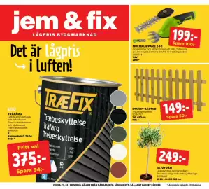 Jem&Fix reklamblad Sida 1
