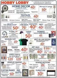 Hobby Lobby weekly ad week 21 Page 1