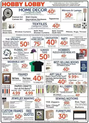 Hobby Lobby weekly ad