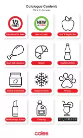 Coles catalogue week 21 Page 1