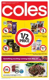 Coles catalogue week 21 Page 1
