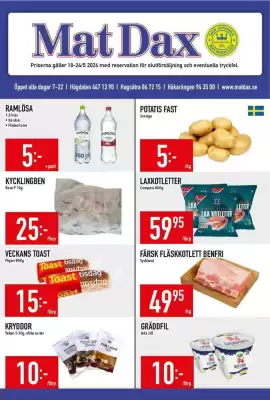 Matdax reklamblad (giltig till och med 24-05)