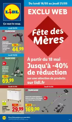 Catalogue Lidl (valable jusqu'au 21-05)