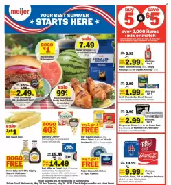 Meijer weekly ad week 21 Page 1