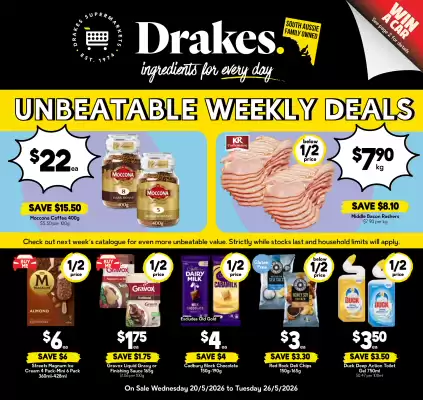 Drakes (valid until 26-05)