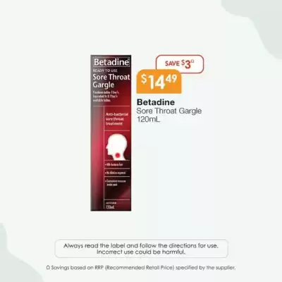 Soul Pattinson Chemist (valid until 23-05)