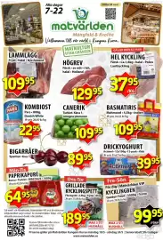 Matvärlden Tensta reklamblad vecka 21 Sida 1