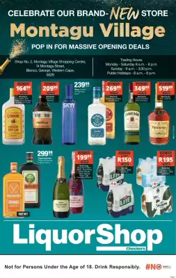 Checkers Liquor Shop (valid until 7-06)
