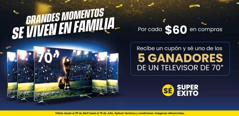Super Éxito (válido hasta 15-06)