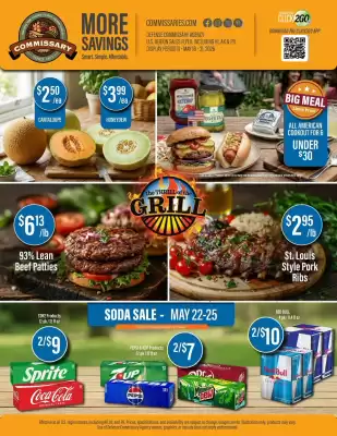Commissary (valid until 31-05)