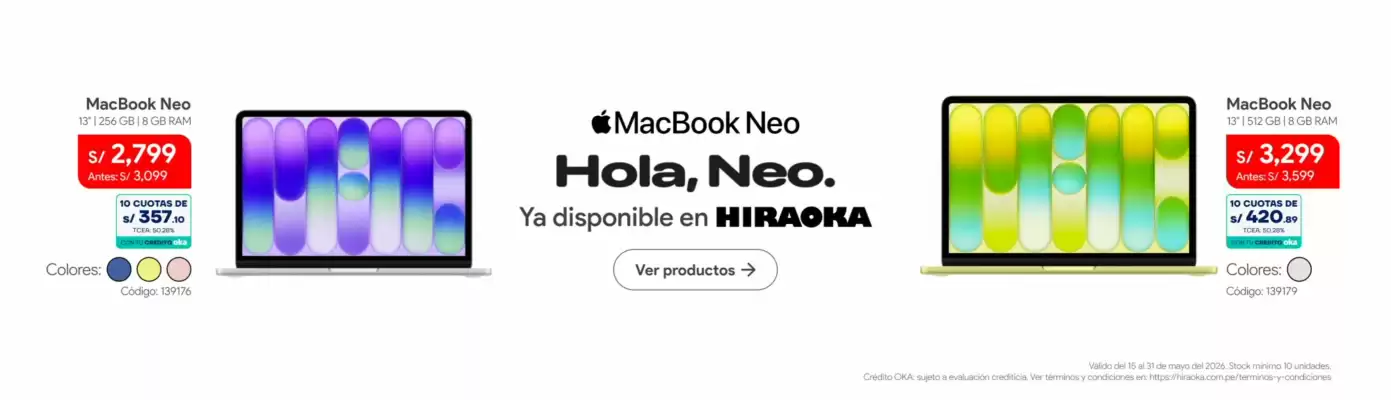 Hiraoka (válido hasta 31-05)
