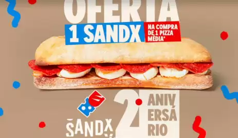 Folheto Domino's Pizza semana 21 Página 1