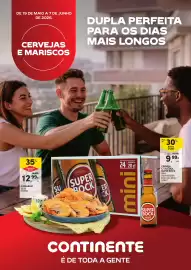 Folheto Continente | Cervejas e Mariscos Página 1