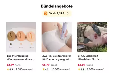 AliExpress Flugblatt Seite 1