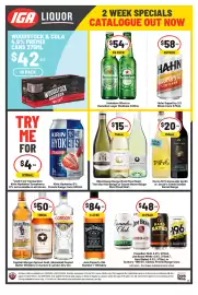IGA Liquor catalogue Page 1