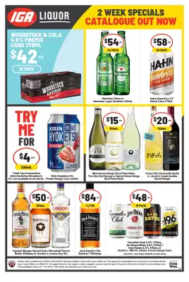IGA Liquor (valid until 2-06)