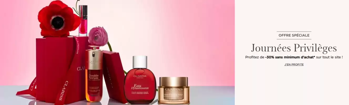 Clarins (valable jusqu'au 31-05)