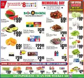 Baja Ranch weekly ad week 21 Page 1