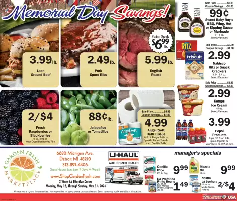 Garden Fresh Marketplace (valid until 31-05)