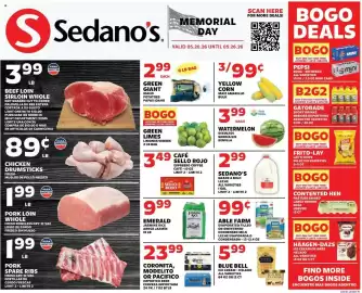 Sedano's weekly ad week 21 Page 1