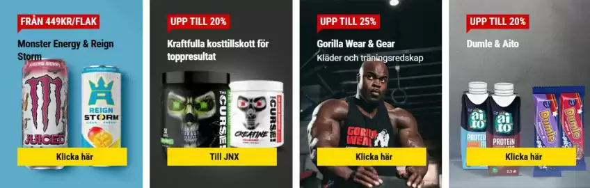 Gymgrossisten reklamblad Sida 1