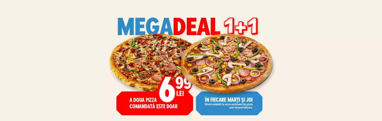 Domino's Pizza (valid până la 1-06)