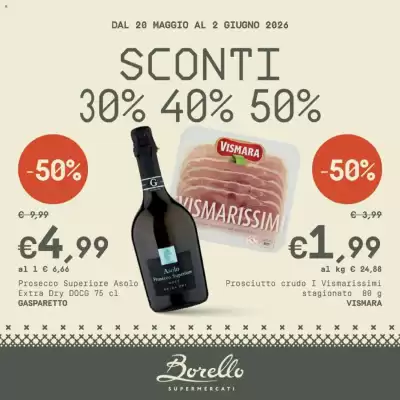 Borello (valido fino al 2-06)