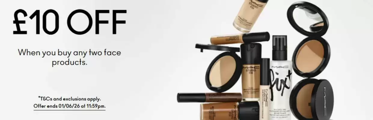 MAC Cosmetics (valid until 26-05)