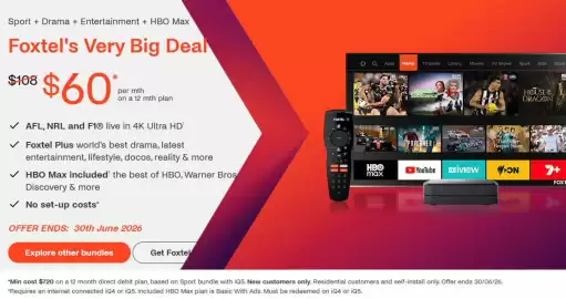 Foxtel catalogue Page 1