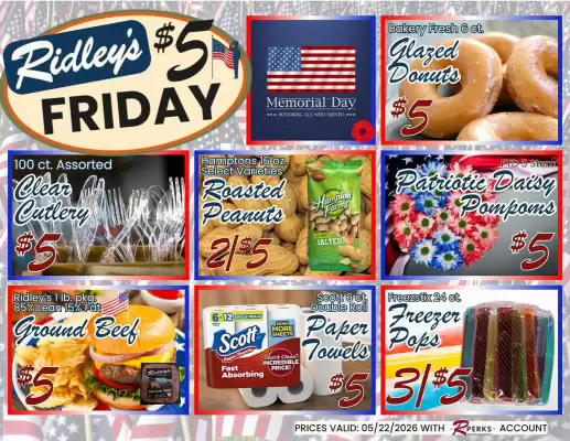 Ridley's Family Markets (valid until 22-05)