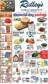 Ridley's Family Markets weekly ad week 21 Page 1