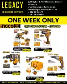 Legacy Industrial Supplies catalogue week 20 Page 1