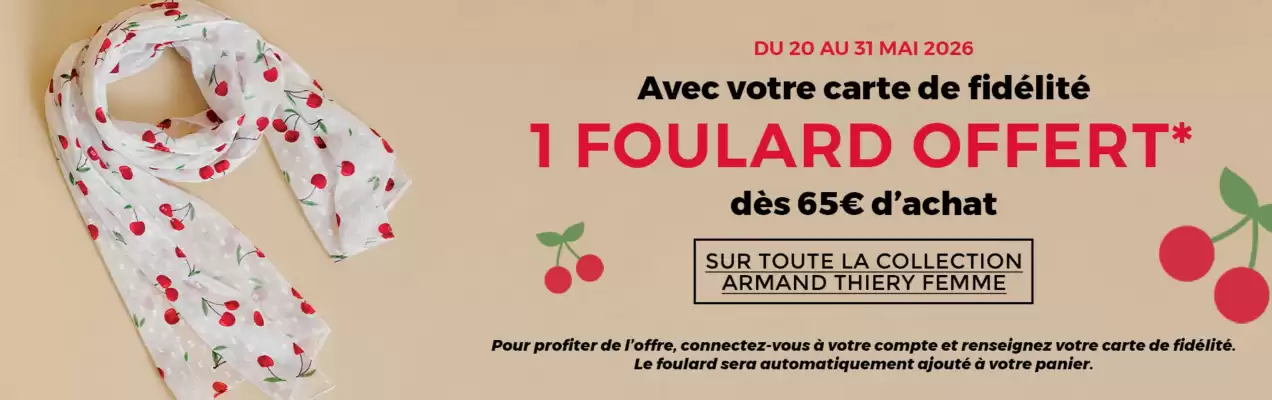 Catalogue Armand Thiery (valable jusqu'au 31-05)
