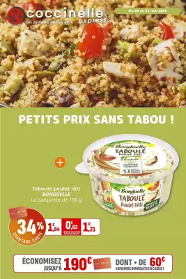 Coccinelle Express (valable jusqu'au 31-05)