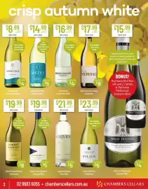 Chambers Cellars catalogue Page 2