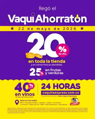 Catálogo La Vaquita Supermercados (válido hasta 22-05)
