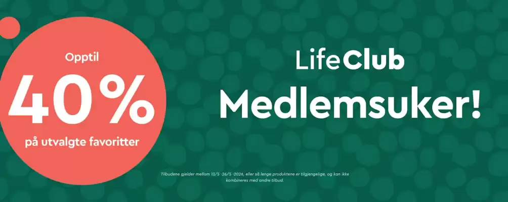 Life (gyldig til 26-05)