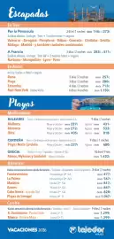 Folleto Viajes Tejedor Página 2