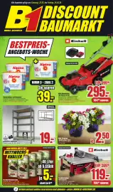 B1 Discount Baumarkt Prospekt woche 21 Seite 1