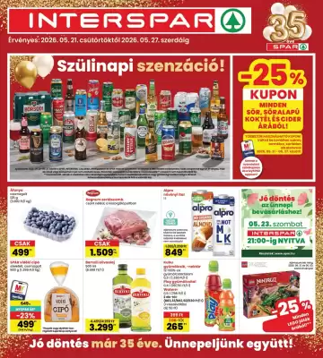 Interspar akciós újság