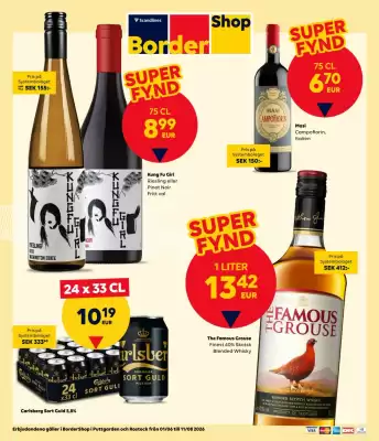 Border Shop reklamblad