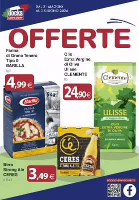 Docks Cash&Carry (valido fino al 3-06)