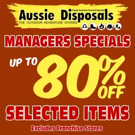 Aussie Disposals catalogue Page 1