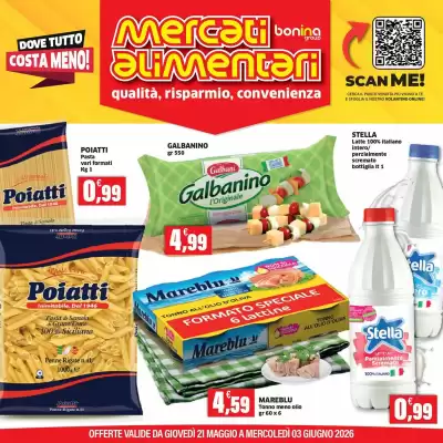 Mercati Alimentari (valido fino al 3-06)
