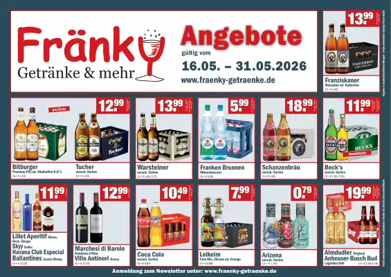 Fränky Getränke (gültig bis 31-05)