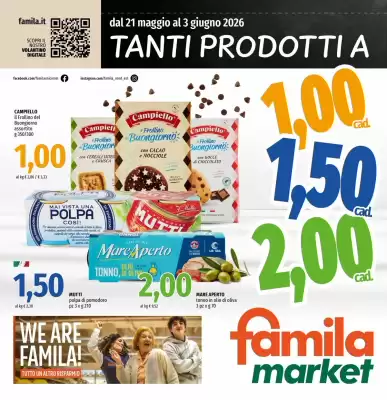 Volantino Famila Market (valido fino al 3-06)