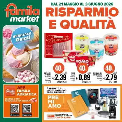 Volantino Famila Market (valido fino al 3-06)