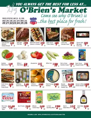 O'briens Market (valid until 26-05)