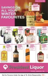 President Liquor catalogue Page 1