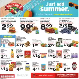 Hannaford flyer week 22 Page 1